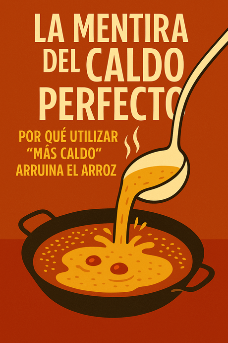 La mentira del caldo perfecto: por qué utilizar “más caldo” arruina el arroz