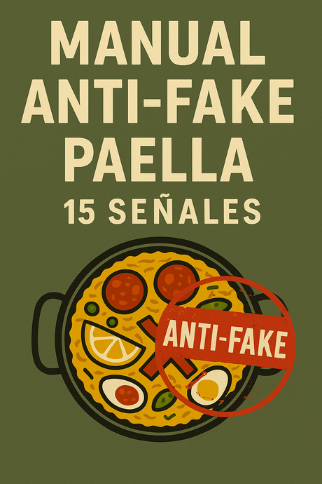 Manual anti-fake paella: 15 señales para detectar una paella “trampa” (antes de pedirla)