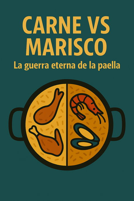 🥩 Carne o marisco: la guerra eterna de la paella