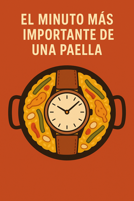 ⏱ El minuto más importante de una paella (y nadie te lo explica)