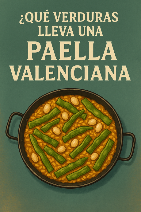 ¿Qué verduras lleva una auténtica paella valenciana?