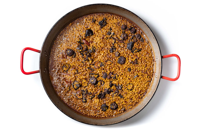 PAELLA DE PATO Y SETAS
