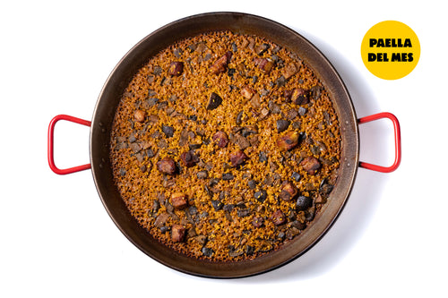 ARROZ DE COSTILLA BERENJENA Y SETAS